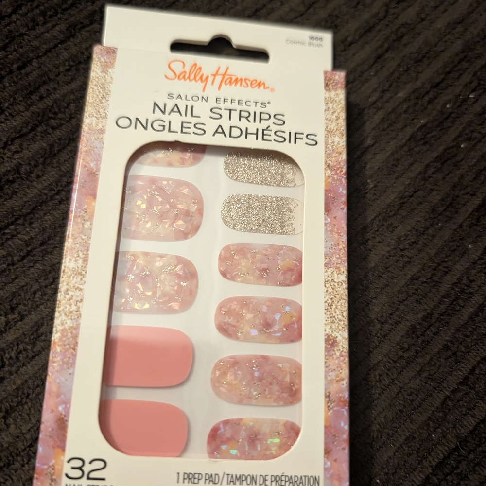 Sally Hansen Nail Strips - Pink and Silver